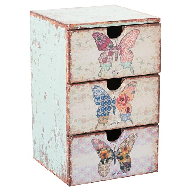 Caja Mariposa pastel 3 divisiones | Homy