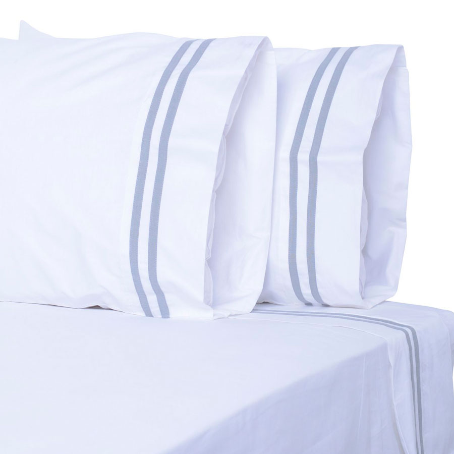 10 objetos para conseguir cama perfecta sabana  blanco grafito