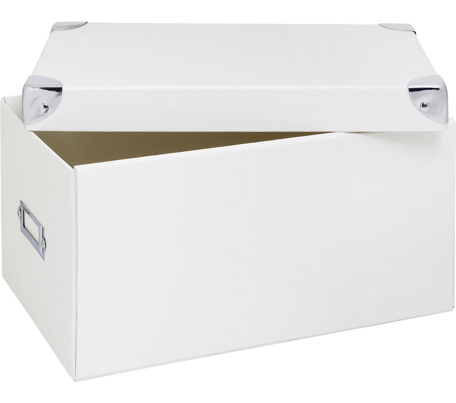 caja organizadora plástica color blanco