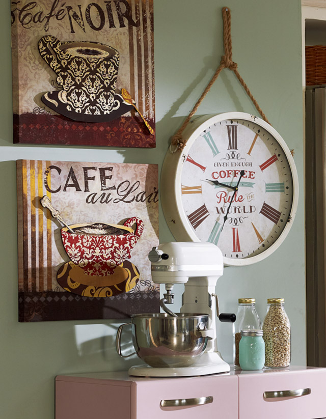 Reloj Coffe rule 52x84 cm | Homy