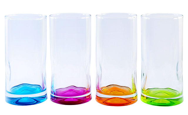 Set 4 vasos Impression Color | Homy