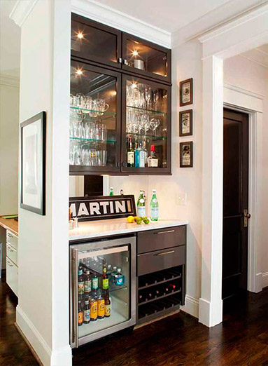 Inspírate con estas ideas y crea un bar en casa