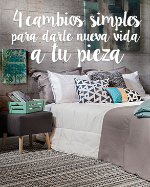 4 cambios simples para darle nueva vida a tu pieza