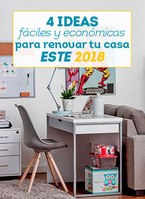 4 ideas fáciles y económicas para renovar tu casa este 2018