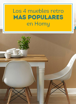 Los 4 muebles retro más populares en Homy