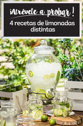 ¡Atrévete a probar estas 4 recetas de limonadas distintas!