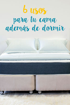 6 usos para tu cama, además de dormir