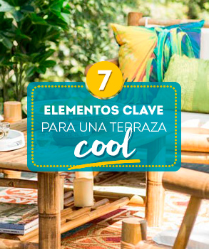 7 elementos clave para una terraza cool