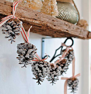 8 ideas para decorar tu Navidad utilizando piñas