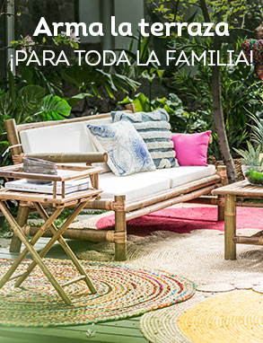 Arma la terraza ¡para toda la familia!