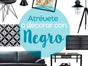 Atrévete a decorar en negro