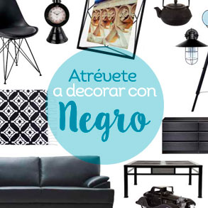 Atrévete a decorar en negro