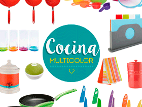 ¡Atrévete con una cocina multicolor!