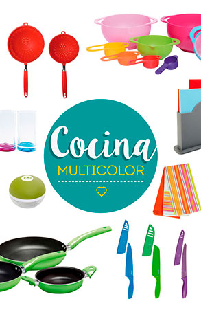 ¡Atrévete con una cocina multicolor!