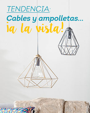 Tendencia: Cables y ampolletas… ¡a la vista!