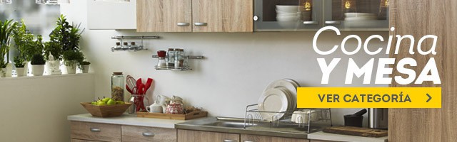 Muebles de cocina, menaje, accesorios y mantelería podrás encontrar para hacer de tu cocina el lugar ideal para compartir y disfrutar. Ven a Homy, diseño y calidad al precio que buscas.