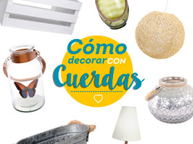 Cómo decorar con cuerdas