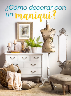 ¿Cómo decorar con un maniquí?