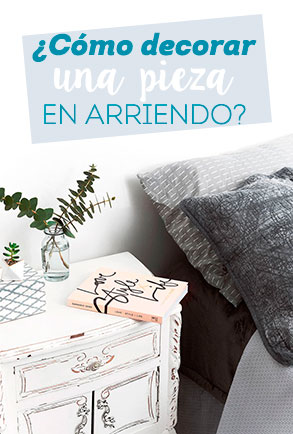 Cómo decorar una pieza en arriendo