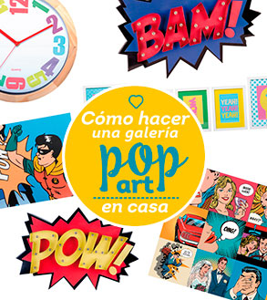 Cómo hacer una galería pop art en casa