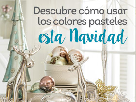 Descubre cómo usar los colores pasteles esta Navidad