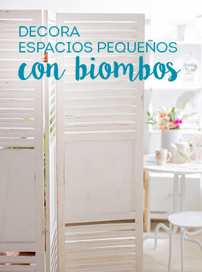 Decora espacios pequeños con biombos