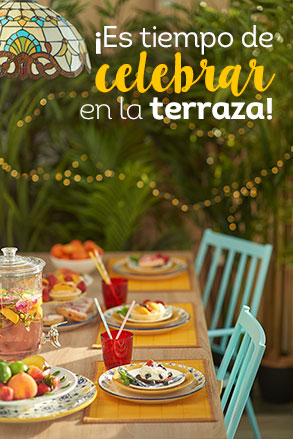 ¡Es tiempo de celebrar en la terraza!