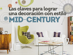 Las claves para lograr una decoración con estilo mid century