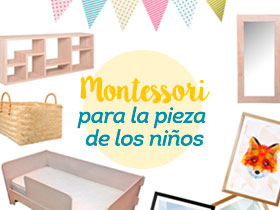 Inspírate con la filosofía Montessori para decorar la pieza de los niños