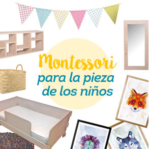 Inspírate con la filosofía Montessori para decorar la pieza de los niños