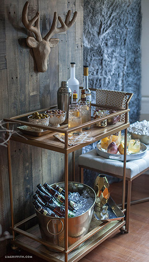 Happy hour: un mini bar improvisado