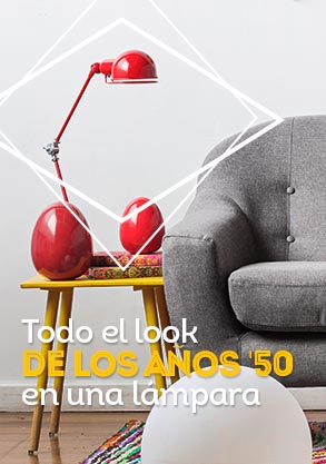 Todo el look de los años ’50 en una lámpara