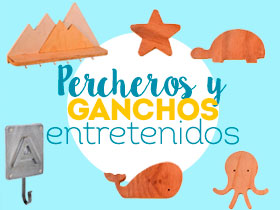 Percheros y ganchos entretenidos