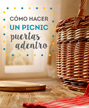 Cómo hacer un picnic puertas adentro