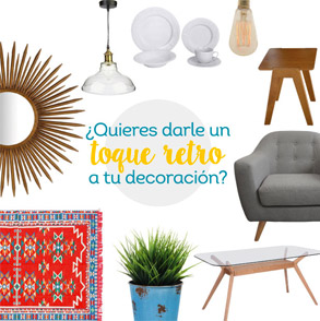 ¿Quieres darle un toque retro a tu decoración?