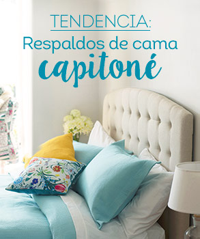 Tendencias: respaldo de cama capitoné