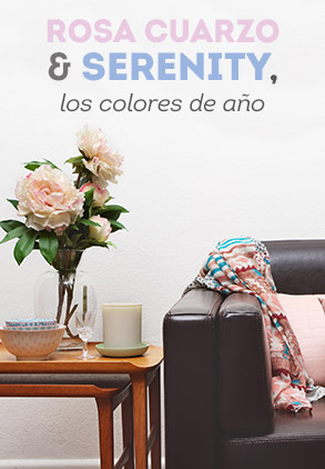 Rosa Cuarzo y Serenity, los colores de año