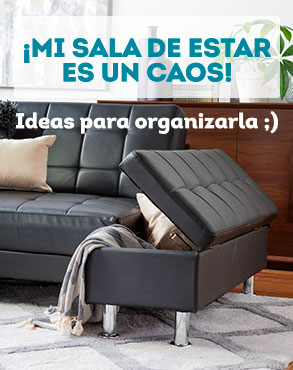 ¡Mi sala de estar es un caos! Ideas para organizarla