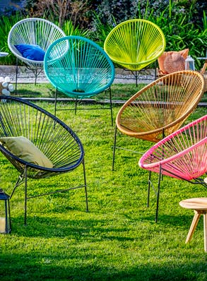 Sillas de diseño imperdibles para tu terraza