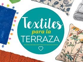 Textiles para la terraza