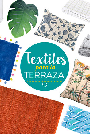 Textiles para la terraza