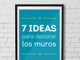 7 ideas para decorar los muros de tu living