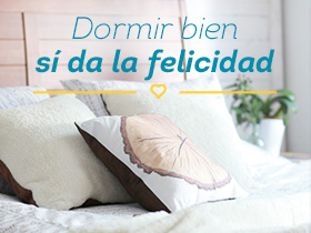 Dormir bien sí da la felicidad