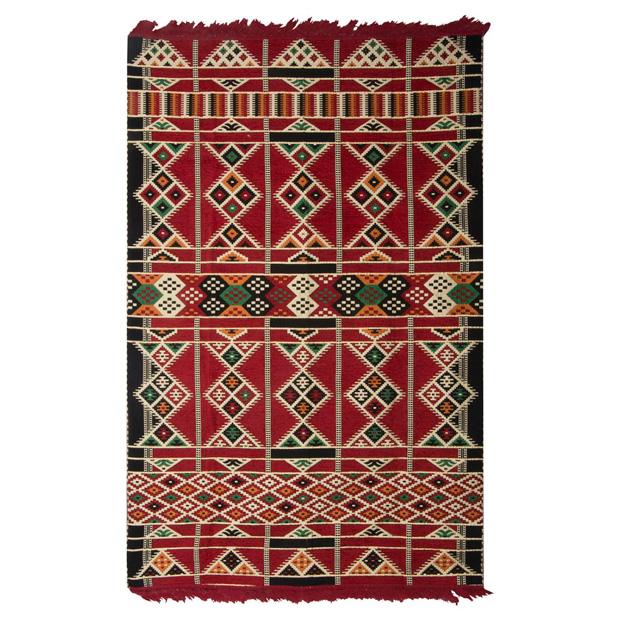 Alfombra o Kilim alfombra adana roja homy