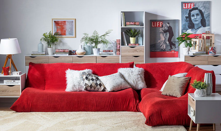 Guía básica para elegir el sofa perfecto sofa rojo