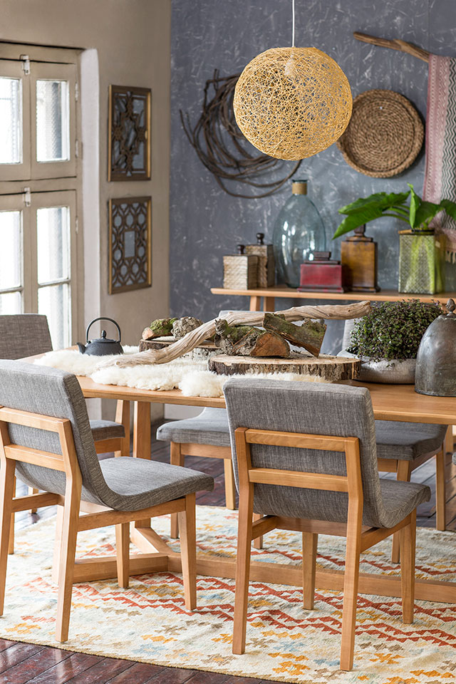 comedor mesa greca boho chic nordico homy