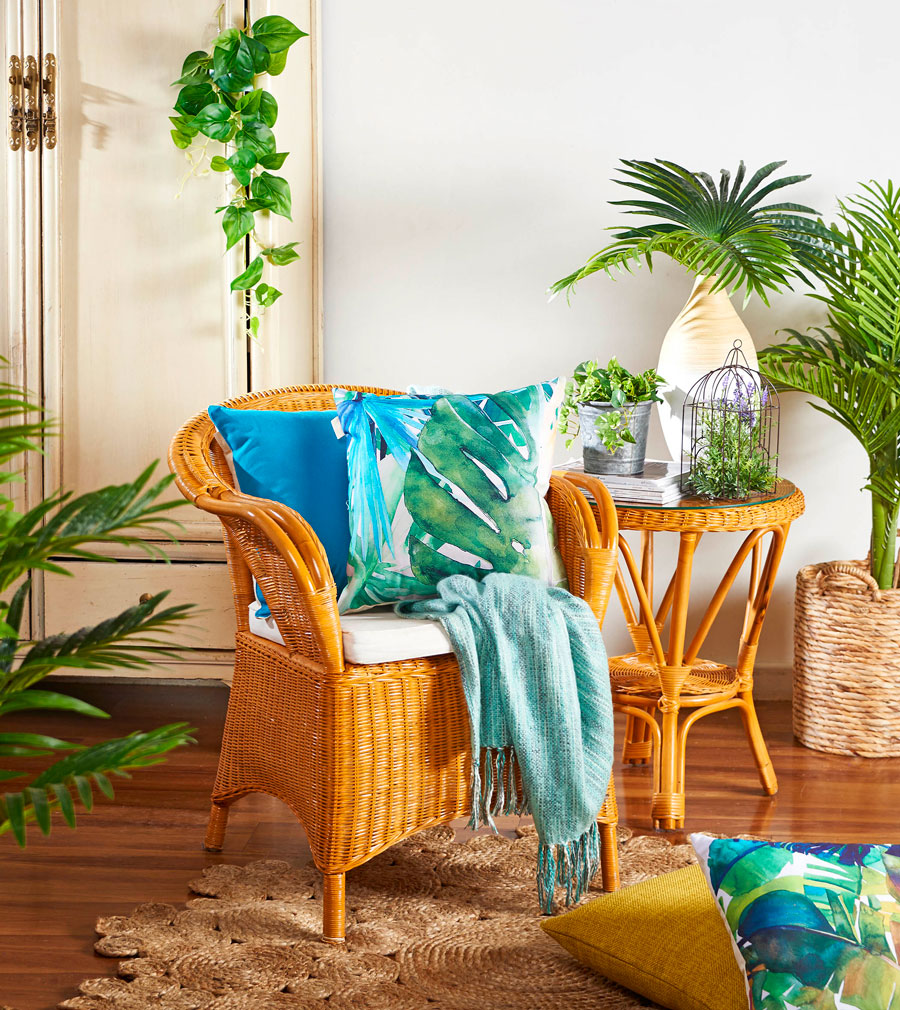 look tropical 4 formas de aplicarlo cojin filodendro