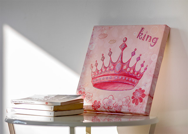 Canvas Corona King 30 x 30 cm | Homy