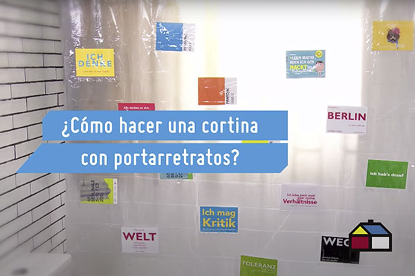 �C�mo hacer una cortina con portarretratos para el ba�o?