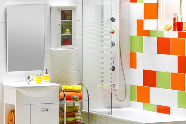 Ideas para diferenciar eficientemente los espacios en ba�os compartidos